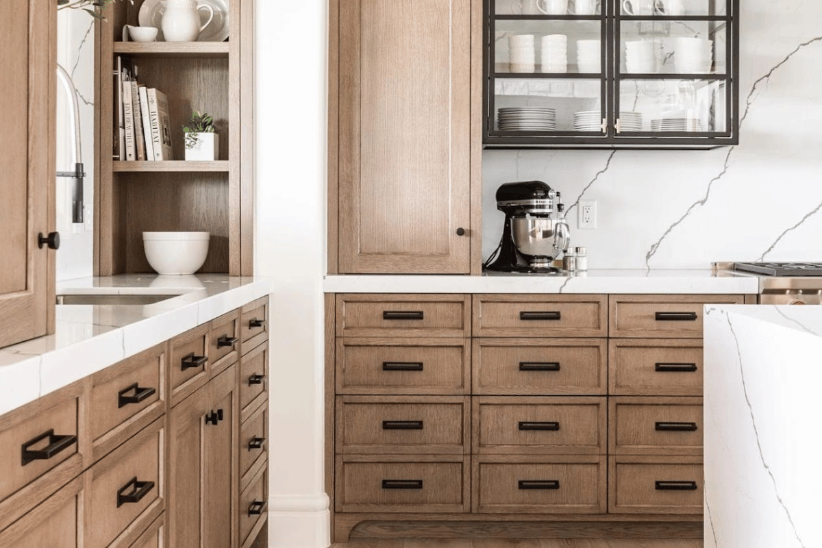 Kitchen Cabinet Color Trends:  Natural Wood